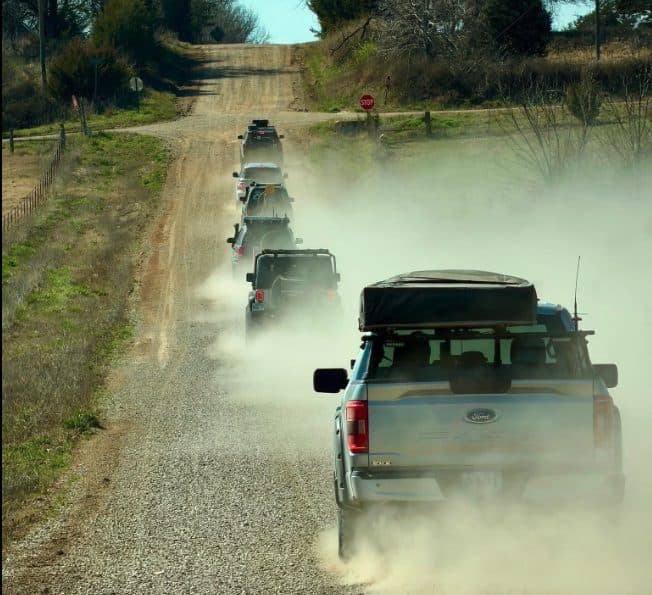 Convoy on the trail